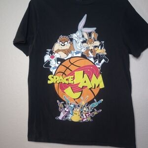 Space Jam Black Graphic Tee